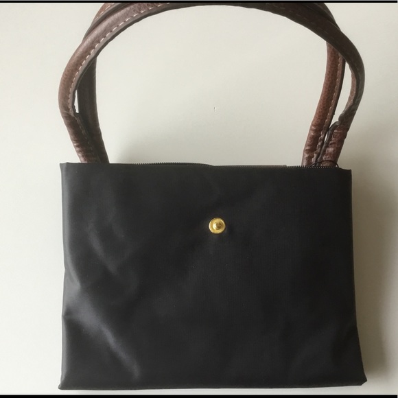 *NEW*  Nylon Foldable Tote Black - Picture 4 of 4